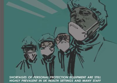 PPE shortages still common  in UK health settings